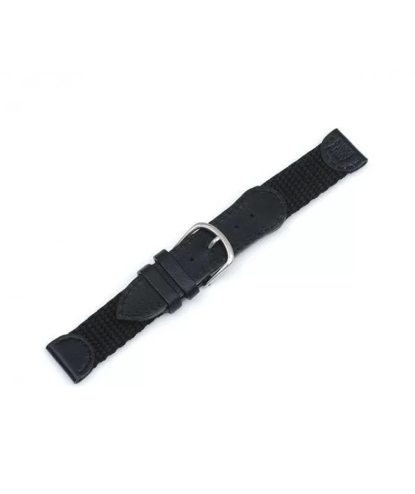 Original Small - Black Nylon & Leather Strap with buckle - 17 mm - 20194 $13.72